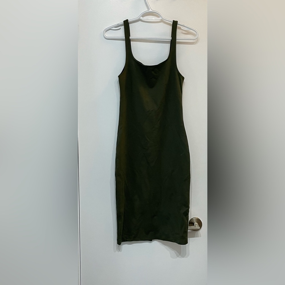 Zara Olive Green Tank Dress - size S